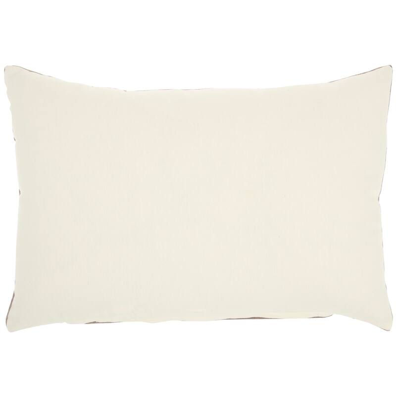 Mina Victory Life Styles Glam Solid Velvet Throw Pillow