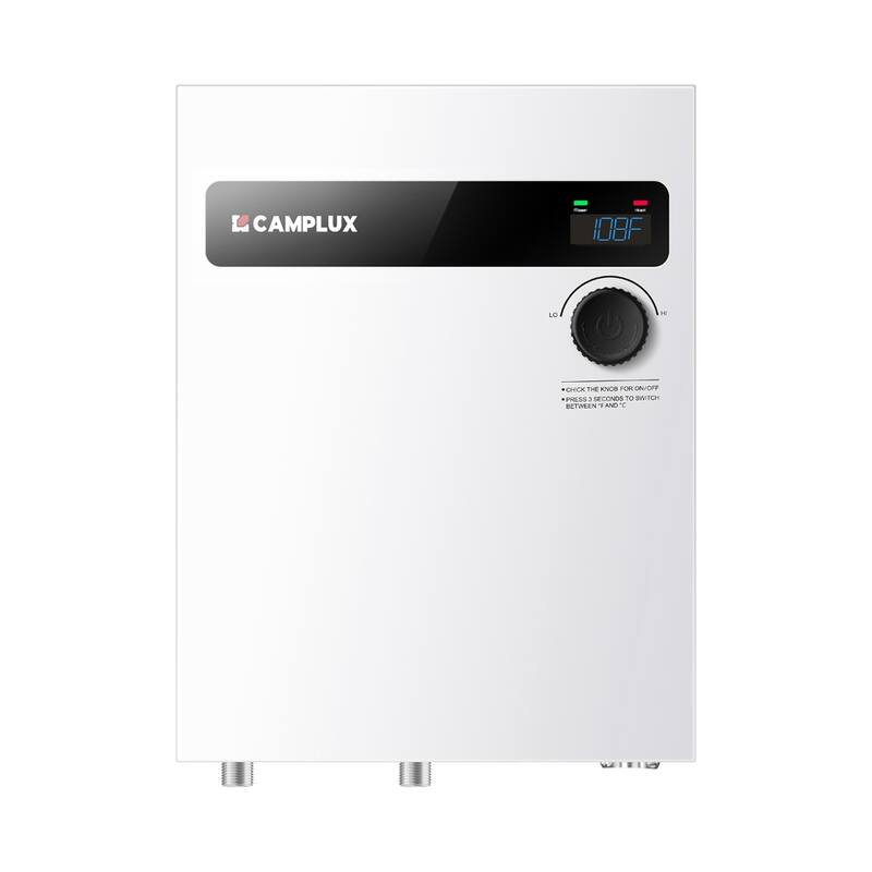 CAMPLUX 3.5 GPM 18kW Tankless Electric Water Heater - White