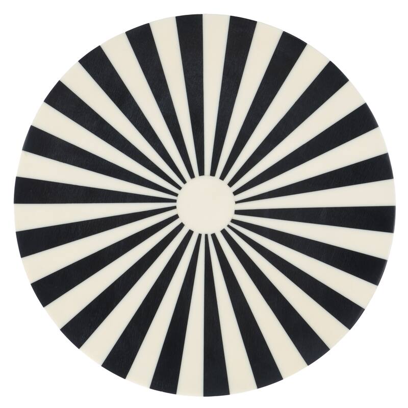 SAFAVIEH Home Charli Black/Ivory Resin Decorative Box Set of 2