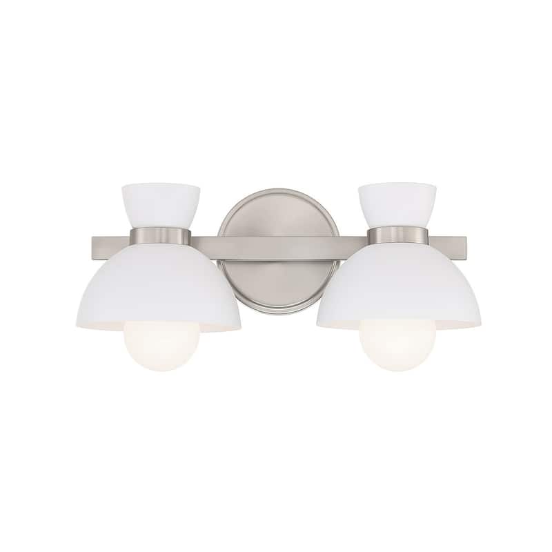 Meridian M80074 2 Light 17" Wide Vanity Light - Brushed Nickel
