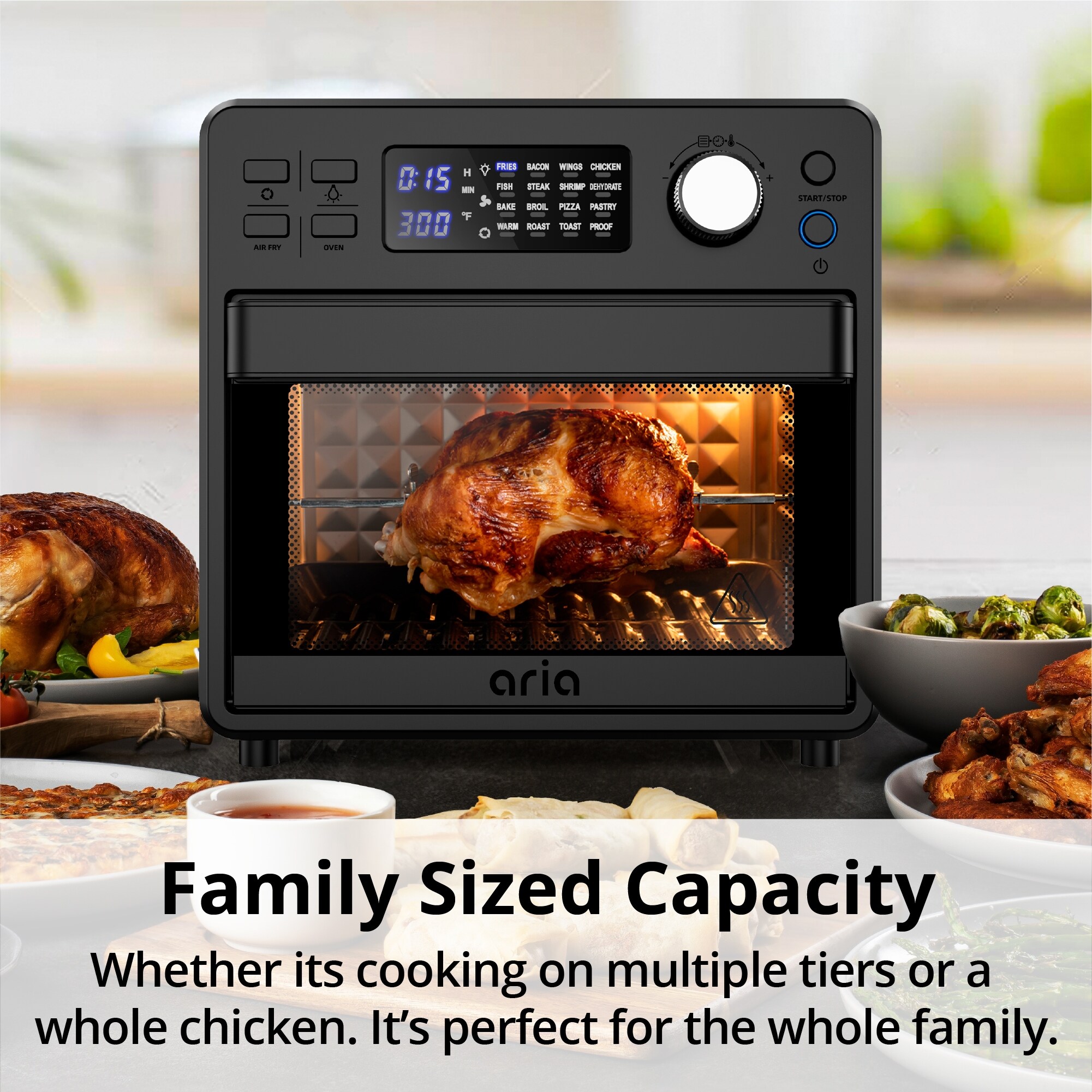 Smart air fryer toaster oven 2025