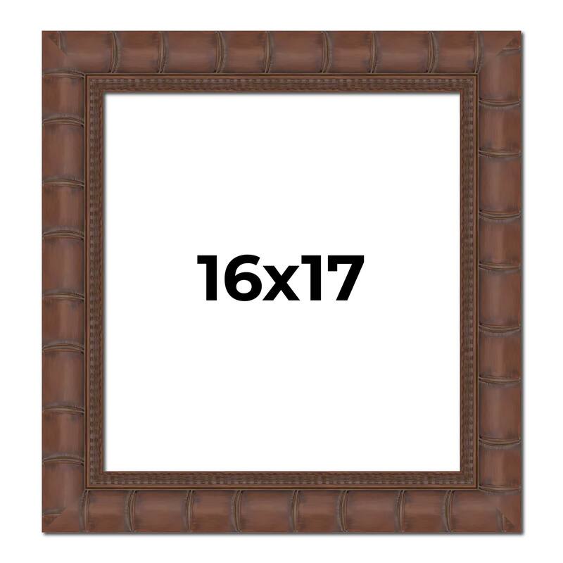 16x17 Frame Pewter Solid Wood Picture Frame Width 1.625 Inches | Interior Frame Depth 0.6875 Inches