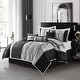 preview thumbnail 2 of 7, Nanshing Daniella 7-Piece Modern Geometric Comforter Set