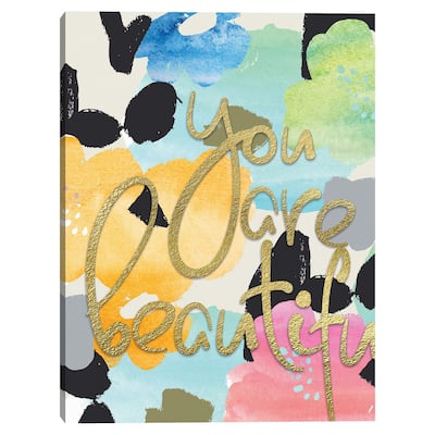 You Are Flowers 2 by Nikki Chu Canvas Art Print