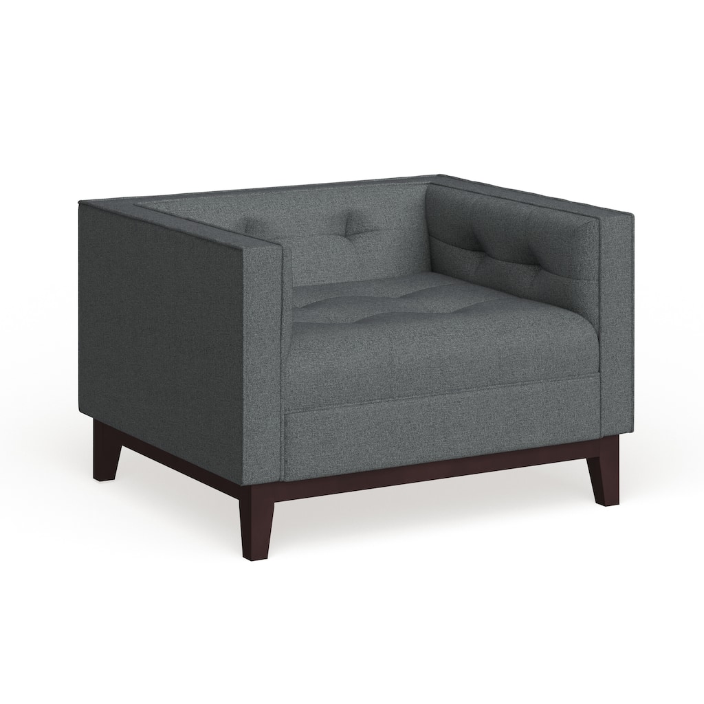 Upholstered Fabric Armchair