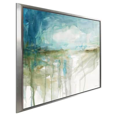 "Spring Glacier" by Carol Robinson Print on Floating Canvas