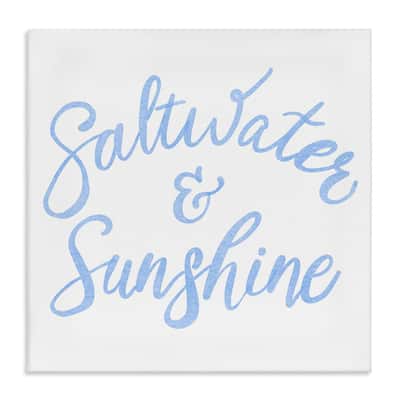 Stupell Minimal Saltwater & Sunshine Canvas Wall Art Design By SunDance Group