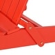 preview thumbnail 36 of 44, Malibu Outdoor Acacia Wood Adirondack Chair by Christopher Knight Home