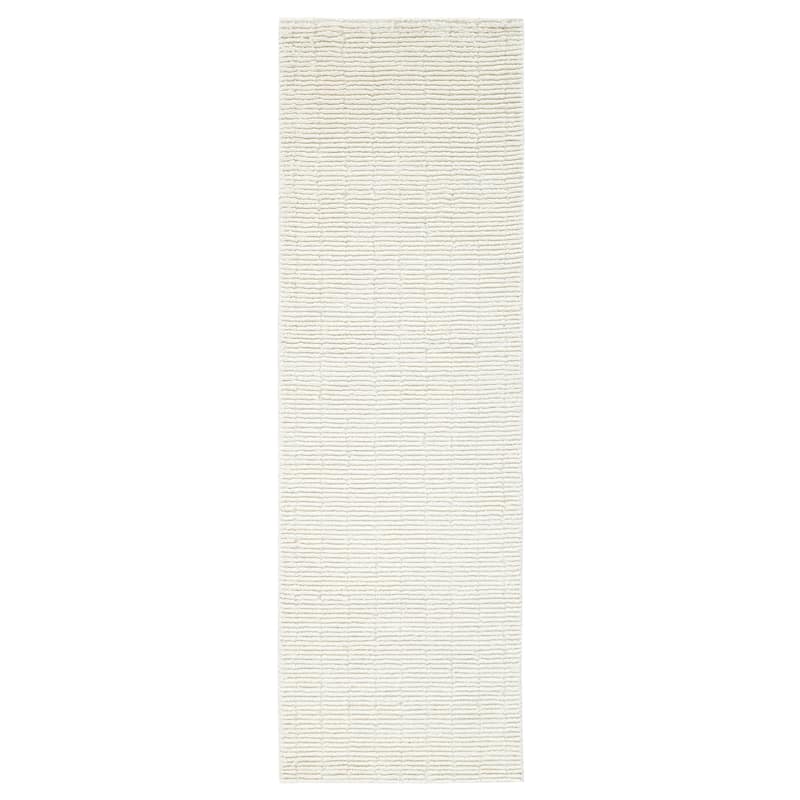Terra by Obeetee Creed Tufted Rug - 2'6" x 8' - Lavender/Ivory