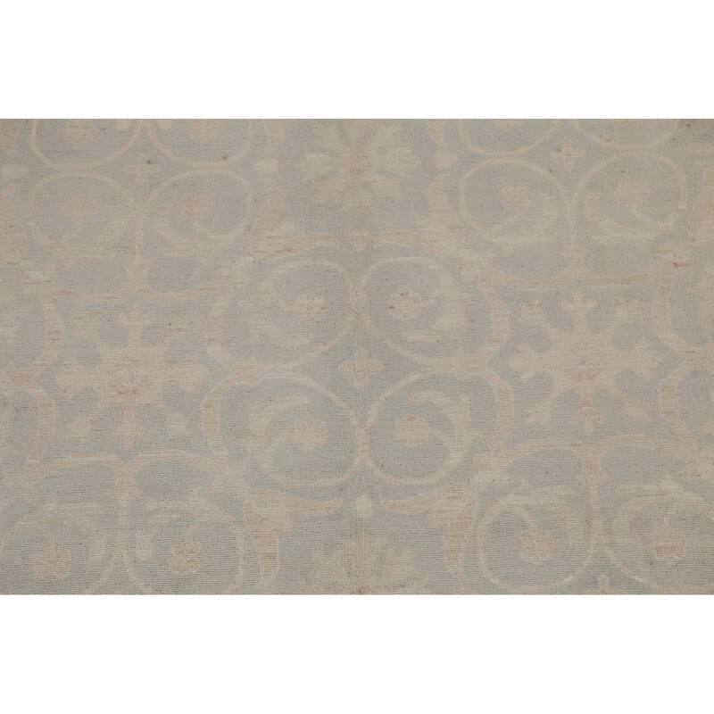 Vegetable Dye Muted Khotan Turkish Oriental Wool Area Rug Hand-knotted - 7'10" x 10'3"