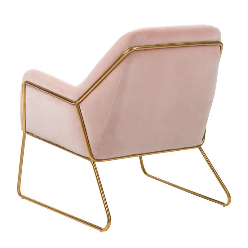 SAFAVIEH Home Misty Metal Frame Accent Chair - 30"W x 35"D x 33"H