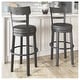 preview thumbnail 12 of 40, Valebeck Swivel Barstool Single - Black - Bar Height