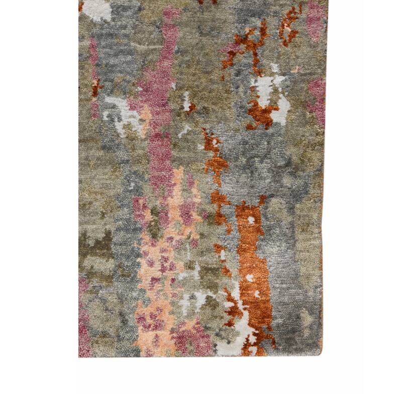 Serena Lindy Modern & Contemporary Abstract Hand-Knotted Area Rug