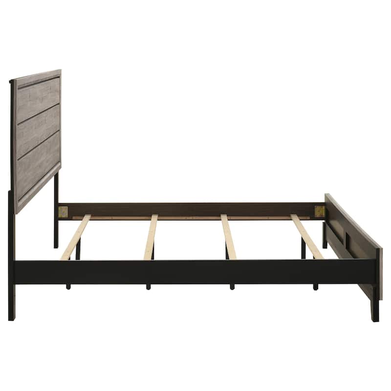 Watson Transitional Wood Panel Bed