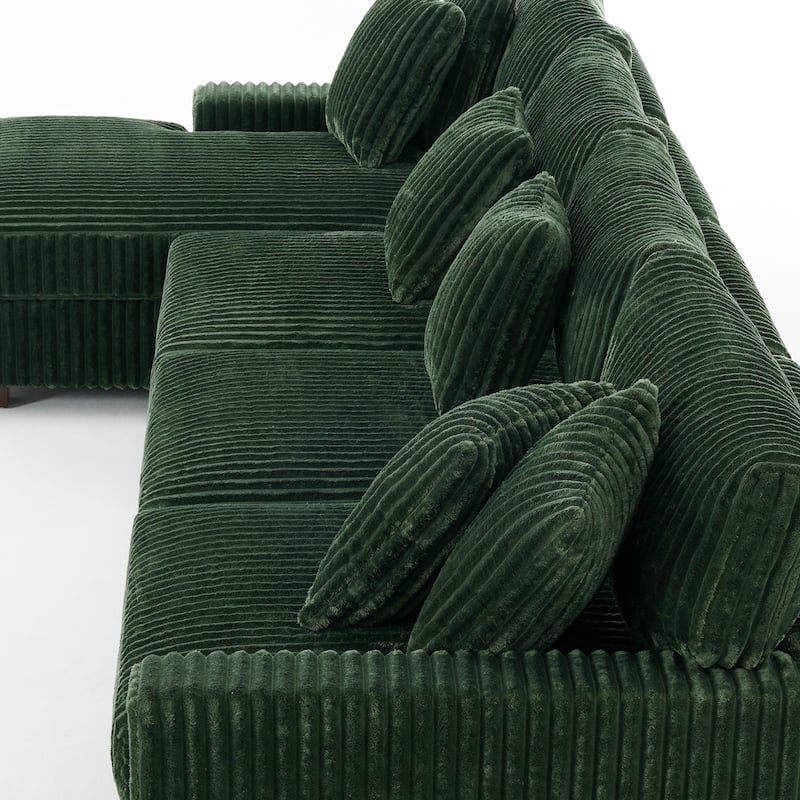 Anne 150" W Oversized Upholstered Modular Sectional Sofa