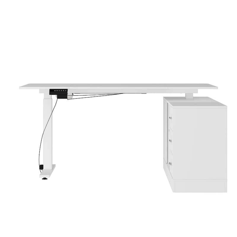 Super-Sized Standing Desk with Electric Lift - 63"x31.5"PC Desktop