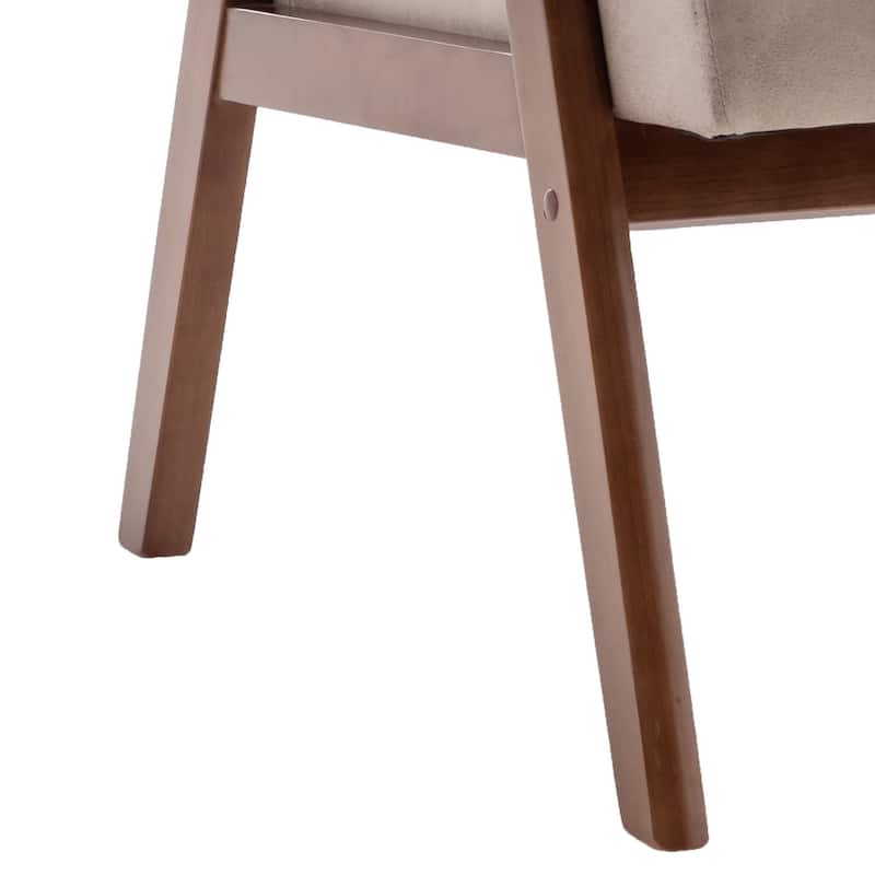 Vintage Classic Upholstered Accent Armchair