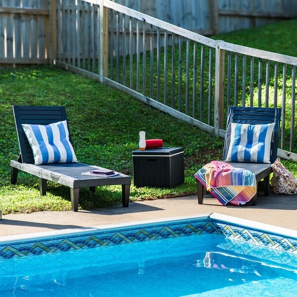 Resin sun lounger discount