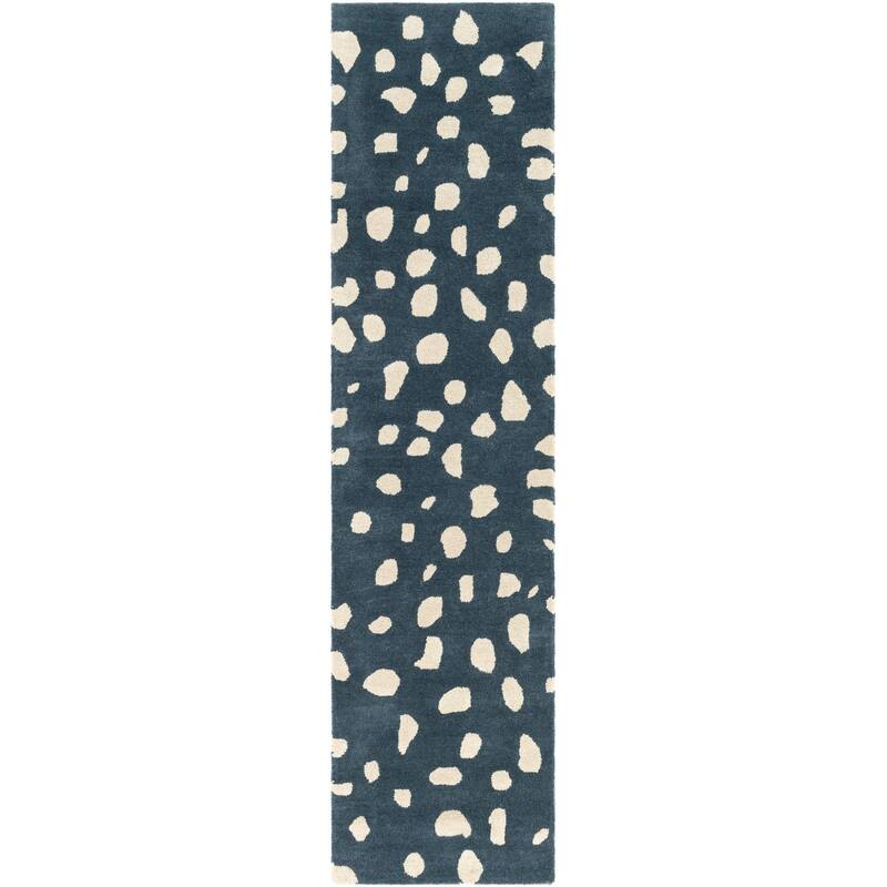 Livabliss Tunas Handmade Animal Print Wool Area Rug