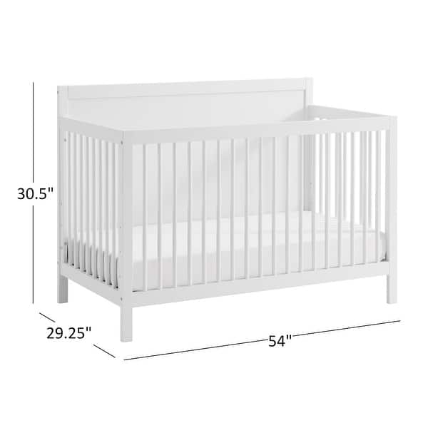 dimension image slide 1 of 2, Oxford Baby Essential 4 in 1 Panel Crib