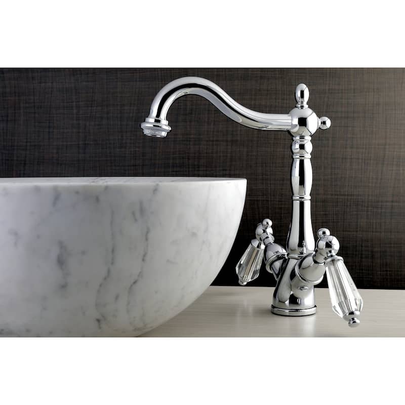 Kingston Brass Wilshire Centerset Bathroom Faucet - Includes Metal
