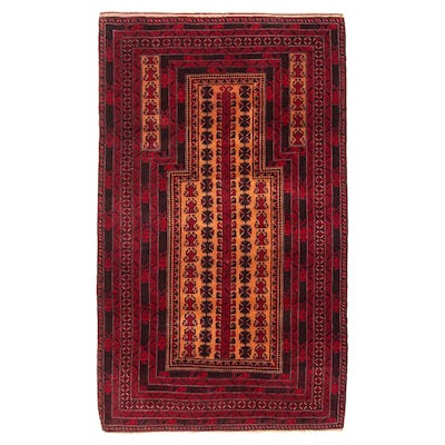 Teimani Brown Rug 2'11" x 4'11" - 2'11 x 4'11