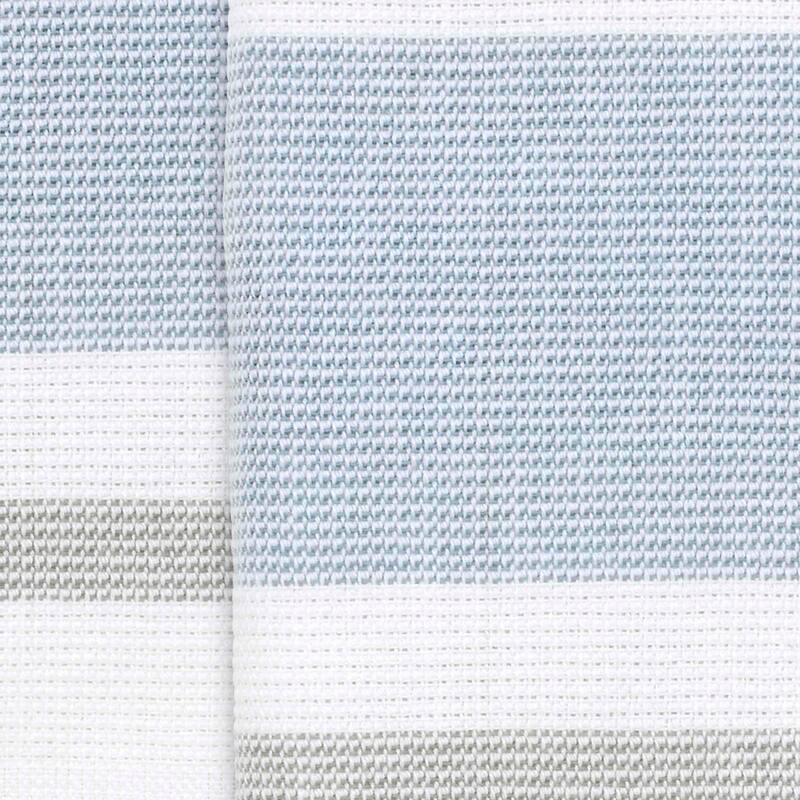 Izod Clubhouse Stripe Blue 2-Pack Fingertip Towel Set - Fingertip Towel 2pk Set
