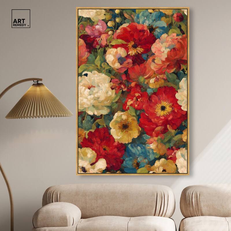 Garden Tapestries II Canvas by Art Remedy