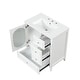 preview thumbnail 9 of 8, 30" Bathroom Vanity with Sink, Bathroom Vanity Cabinet with Three Drawers and Door, Solid Wood and MDF