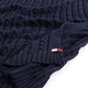 preview thumbnail 5 of 8, Tommy Hilfiger Hilfiger Cable Knit Solid Throw Blanket