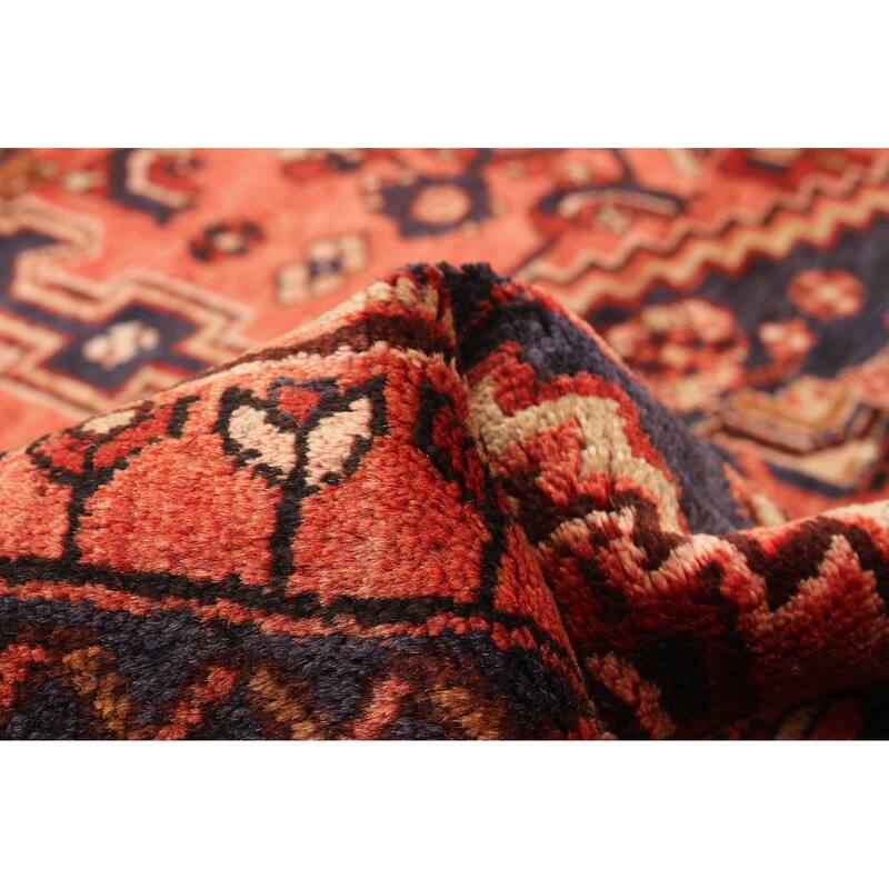 ECARPETGALLERY Hand-knotted Andelz Red Wool Rug - 3' 10" x 6' 3"