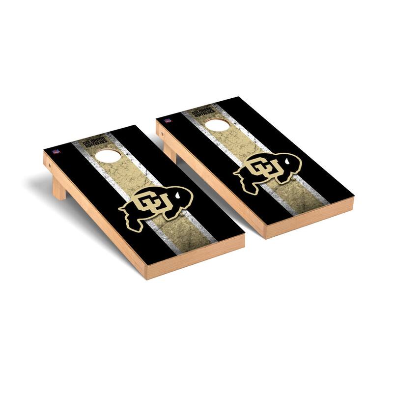 Colorado Buffaloes 2x4 Pro Cornhole Boards - V7 - Include Team Bags + LED Lights
