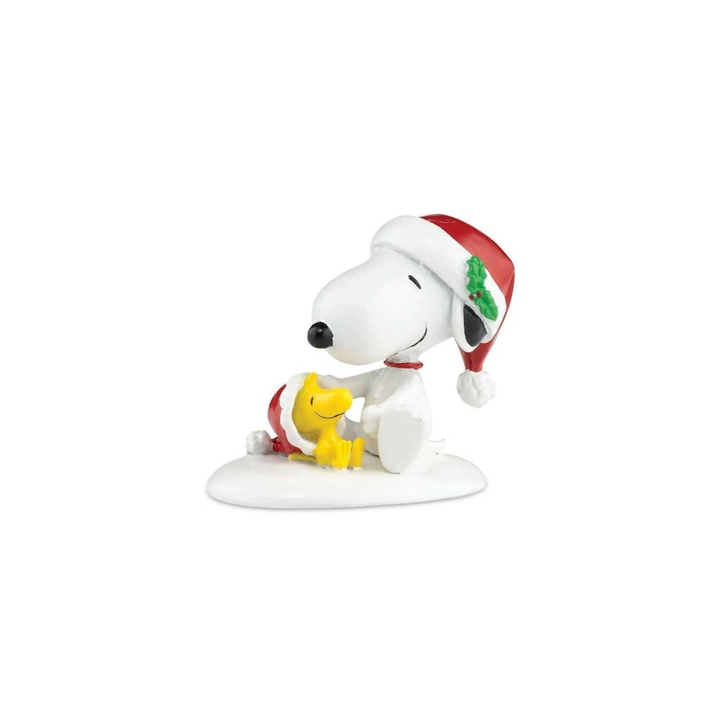 Dept 56 Happy Holidays Snoopy and Woodstock Christmas Figure