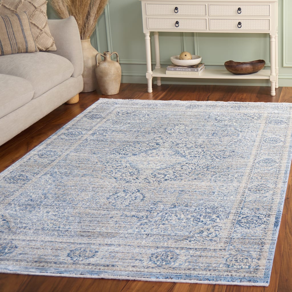 SAFAVIEH Dream Semra Vintage Abstract Polyester Rug