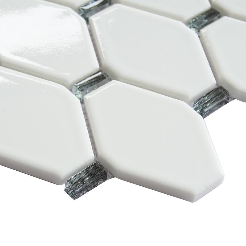 Altair Badajoz Honeycomb Glass Mosaic Floor and Wall Tile