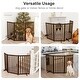 preview thumbnail 17 of 57, Wooden Freestanding Panels Pet Gate