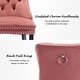 preview thumbnail 11 of 99, High-end Tufted Velvet Upholstered Nailhead Dining Chair Set of 6