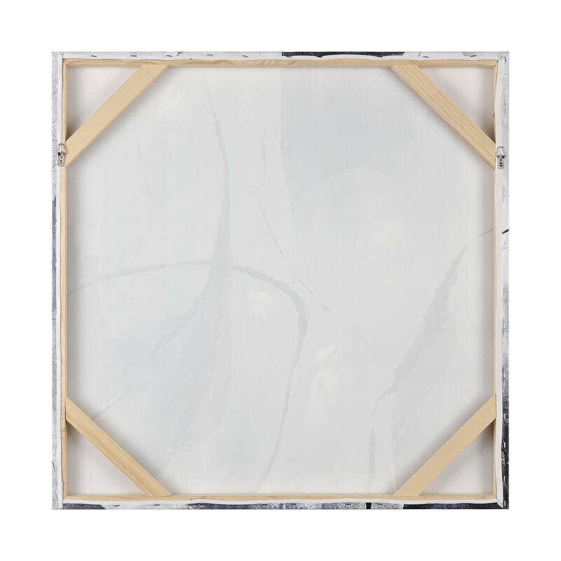 Elk Home Power Dark Blue Fabric 32 Inch Wide Wall Art