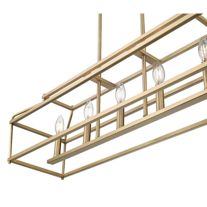 Millennium Lighting 19105 Nellita 5 Light 34" Wide Linear Chandelier
