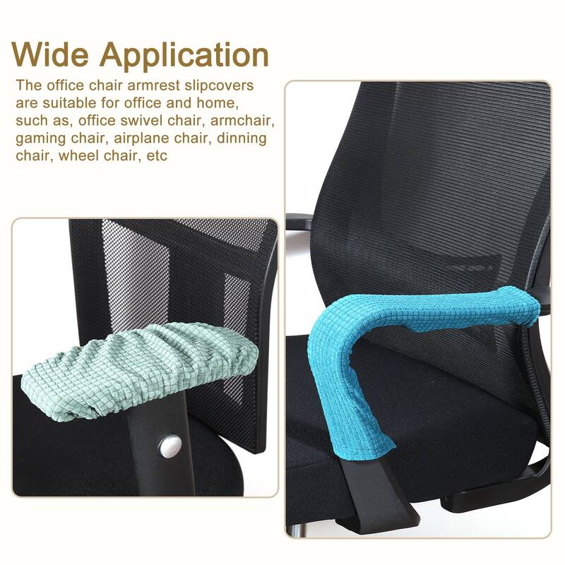 2pcs Office Chair Arm Cover Chair Armrest Protector Cover