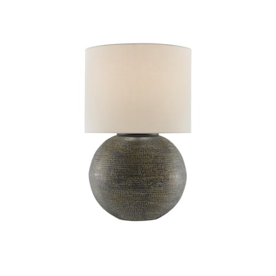 Currey & Company Brigands Gray Table Lamp - 35.5"h x 22"dia