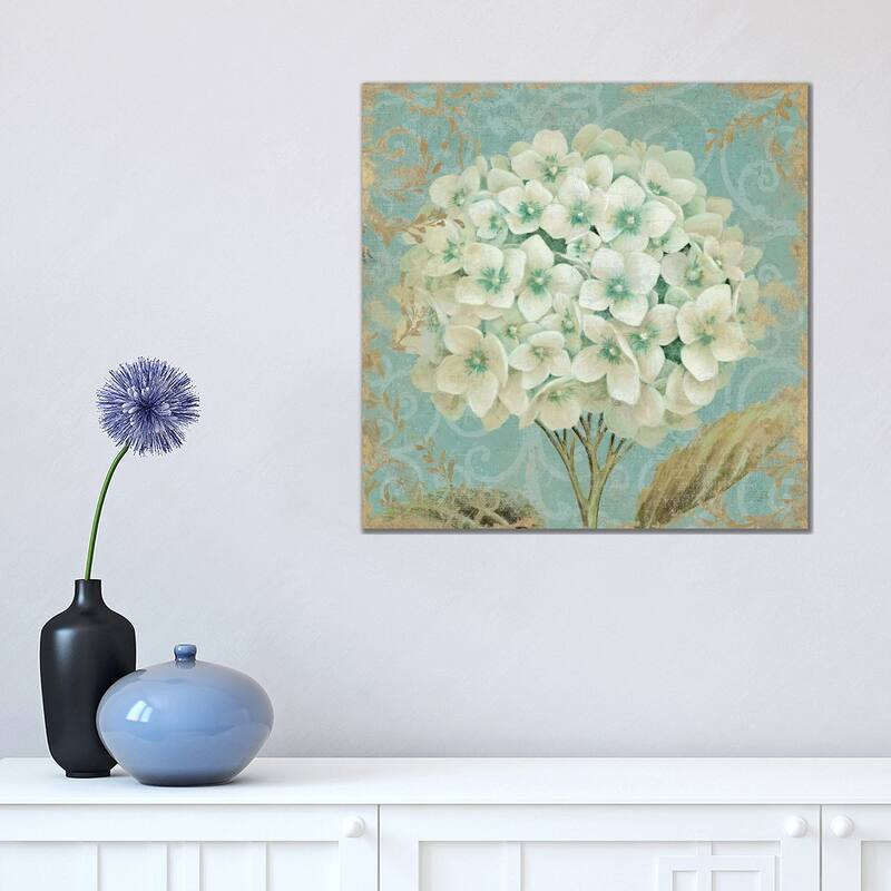 iCanvas "Hydrangea Square II" by Wild Apple Portfolio Canvas Print - 18x18x1.5