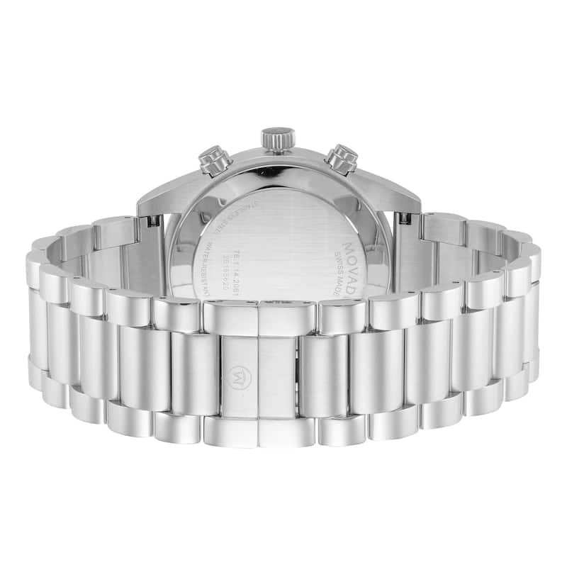 Movado Men's Sport 41mm Quartz Watch 0607993 - Silver and Rose Gold - N/A