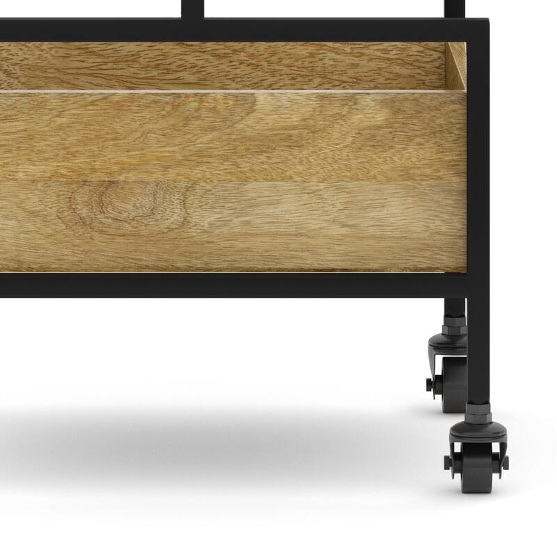 Hobbs - 16" Bar cart - Natural