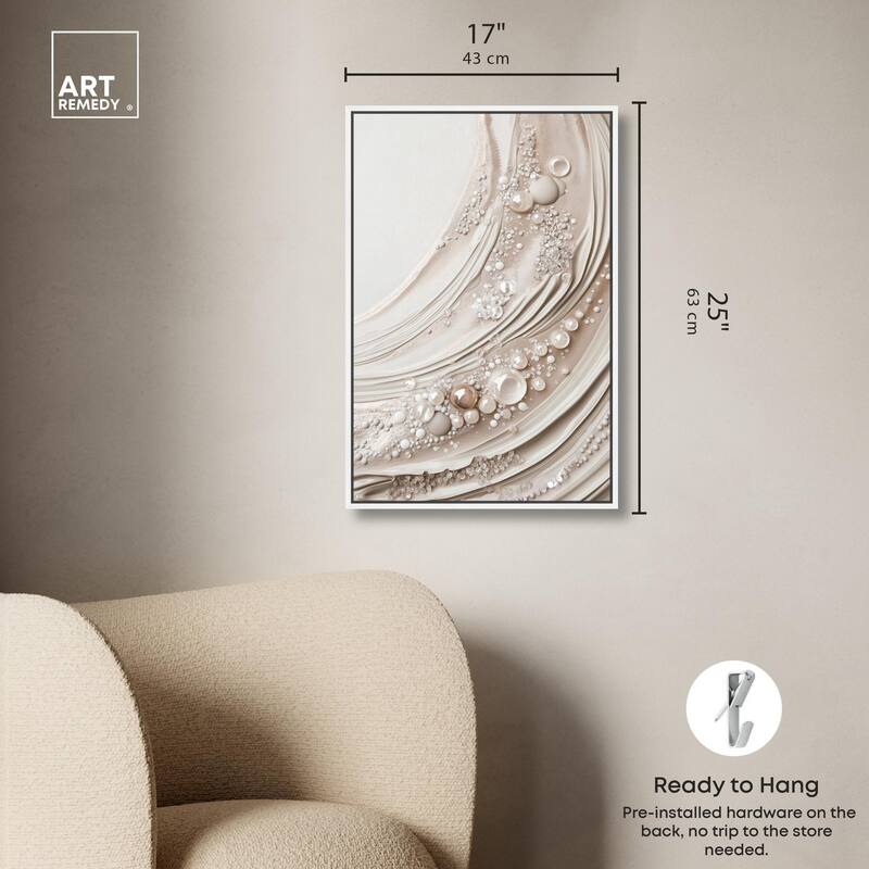Chromatic Concretions II Canvas by Art Remedy
