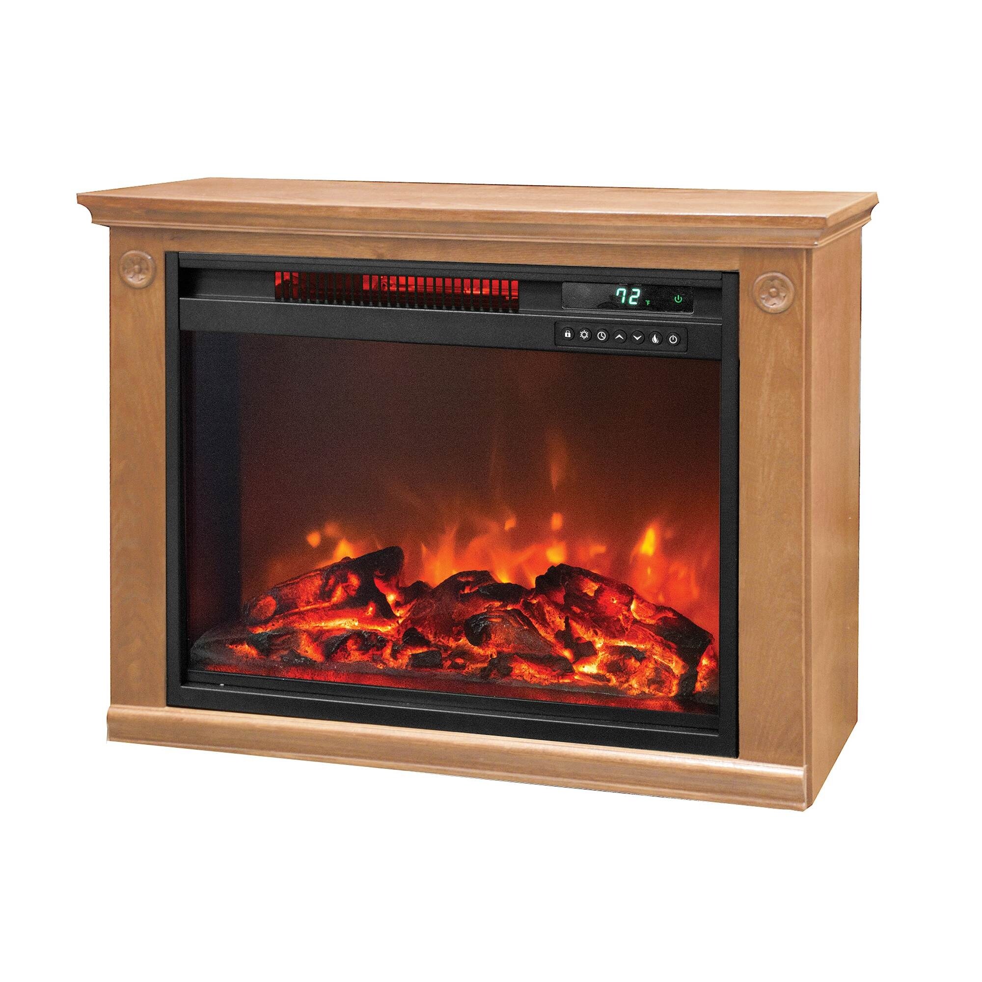 Lifesmart 3 Element Quartz Infrared Electric Portable Fireplace Heaters  (Pair) - 44.3 - On Sale - Bed Bath u0026 Beyond - 36072286