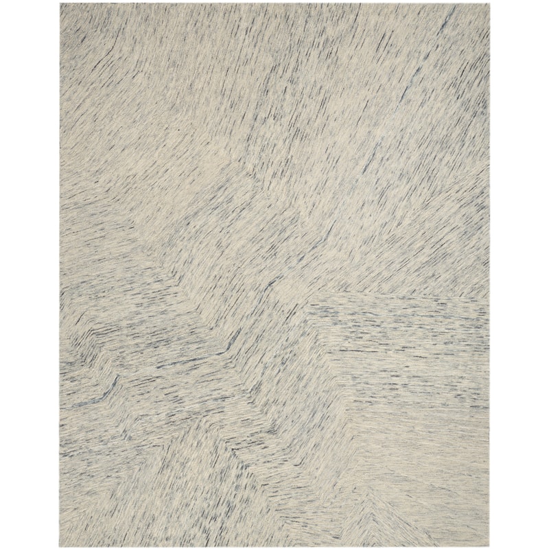 DKNY Pure Angles Indoor only Abstract Area Rug - 7' 9" x 9' 9" - Grey