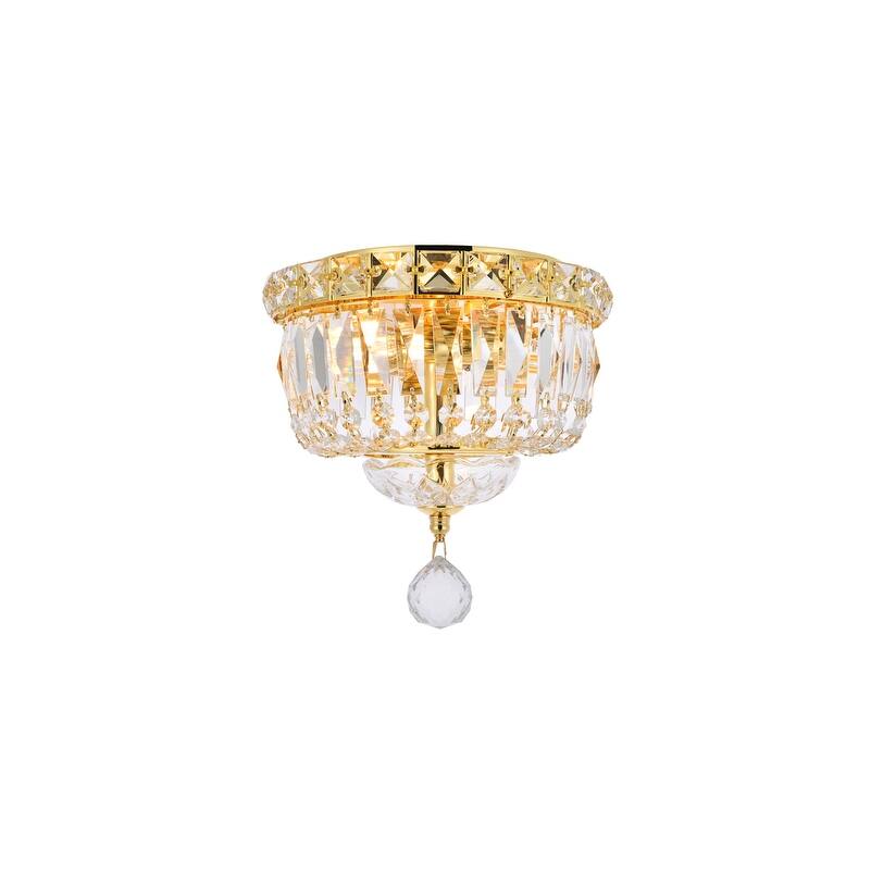 Somette Gold 2-Light Chandelier