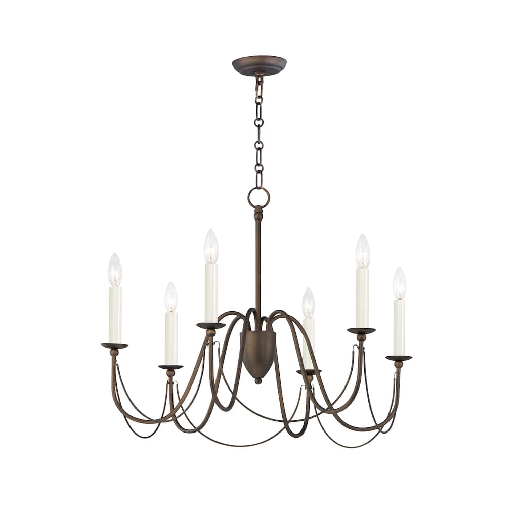 Plumette 6-Light Chandelier