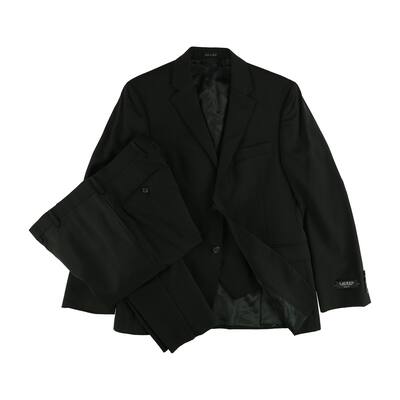 Ralph Lauren Mens Vested Formal Tuxedo, Black, 48 Regular / 43W x UnfinishedL